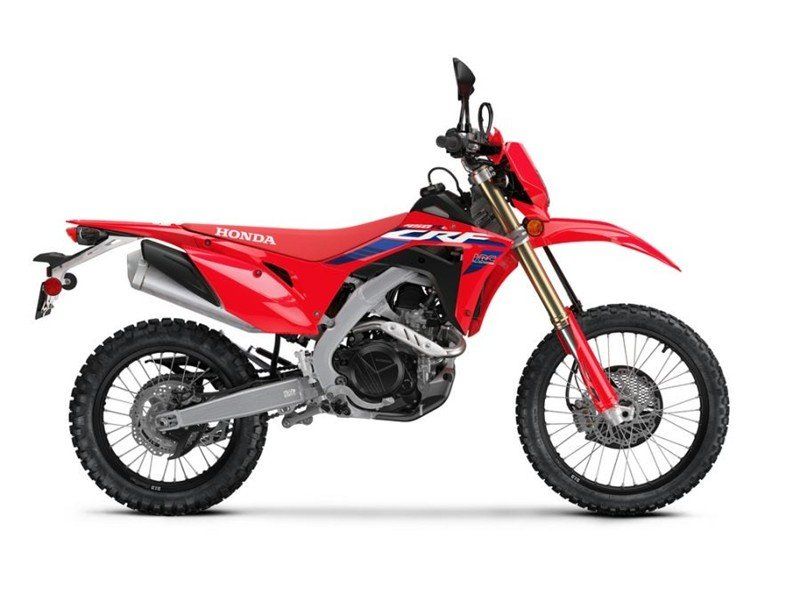 2024 Honda CRF 450RL in a Red exterior color. Parkway Cycle (617)-544-3810 parkwaycycle.com 