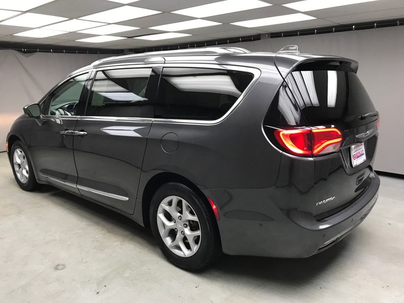 2019 Chrysler Pacifica Touring L Plus in a Granite Crystal Metallic Clear Coat exterior color and Toffee/Cognac/Alloyinterior. Weekley Chrysler Dodge Jeep Co 419-740-1451 weekleychryslerdodgejeep.com 