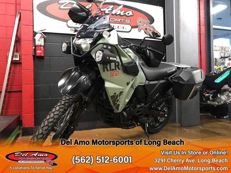 2024 Kawasaki KL650HRFAL-GN1  in a PEARL MATTE SAGE GREEN exterior color. Del Amo Motorsports of Long Beach (562) 362-3160 delamomotorsports.com 