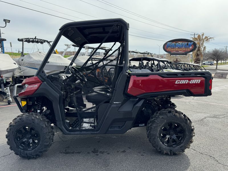 2024 CAN-AM DEFENDER XT HD10 FIERY RED  in a RED exterior color. Family PowerSports (877) 886-1997 familypowersports.com 