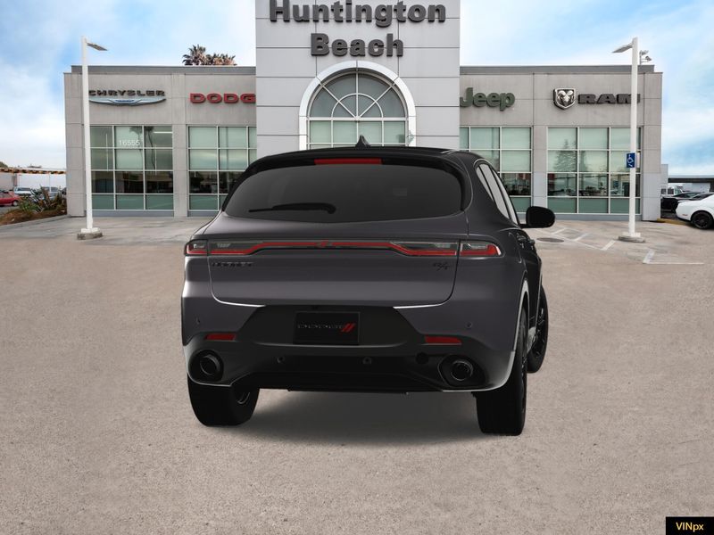 2024 Dodge Hornet R/T Plus AWD in a Gray Cray exterior color and Blackinterior. BEACH BLVD OF CARS beachblvdofcars.com 