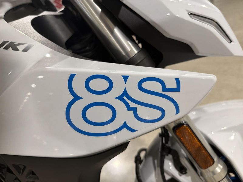 Used 2023 Suzuki GSX-8S  in a WHITE exterior color. Victorville Del Amo Motorsports 760-241-7387 delamomotorsportsofvictorville.com 