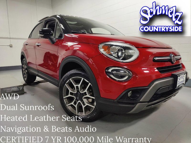 2021 Fiat 500X Trekking AWD w/Sunroof/Beats/NavImage 1