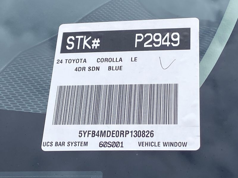 2024 Toyota Corolla LEImage 31