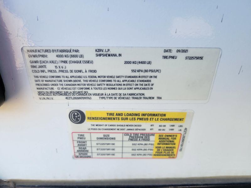 Used 2022 KZ CONNECT 272FK Image 33