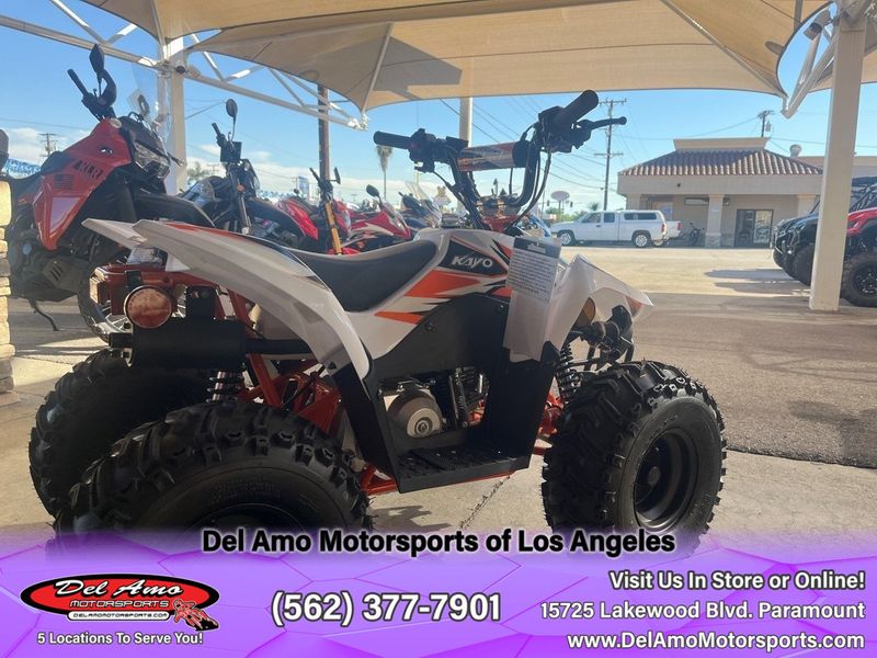 2021 KAYO AY70-2  in a METALLIC WHITE exterior color. Del Amo Motorsports of Los Angeles (562) 262-9181 delamomotorsports.com 