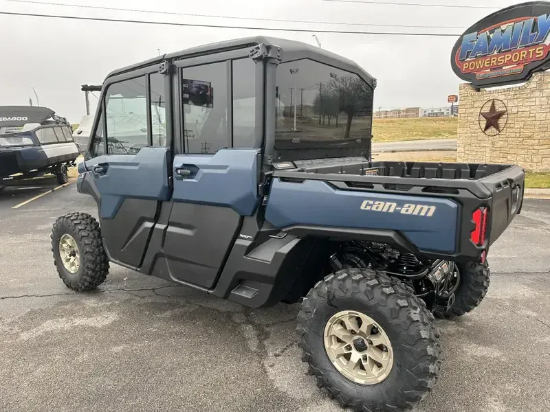 New 2025 Can-Am DEFENDER MAX LIMITED CAB HD10 DUSTY NAVY Image 5