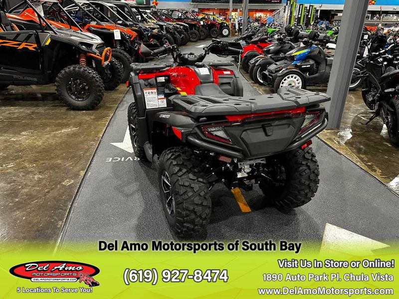 2024 CFMOTO CF600AU-3SA  in a MAGMA RED exterior color. Del Amo Motorsports of South Bay (619) 547-1937 delamomotorsports.com 