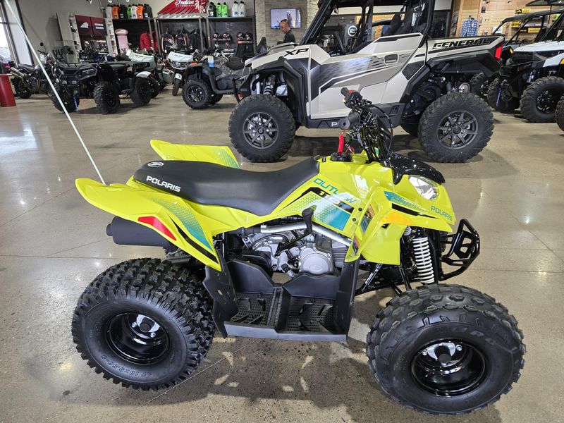 New 2026 Polaris OUTLAW 110 LIME SQUEEZE Image 2
