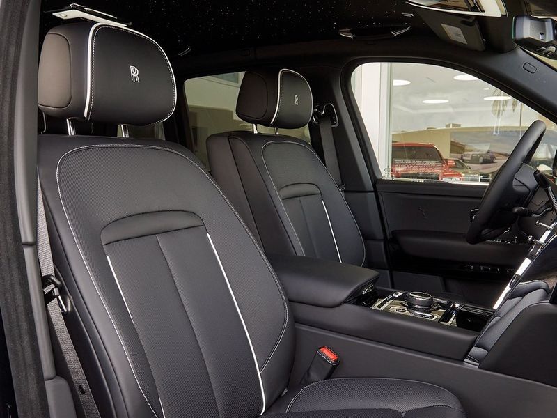 2024 Rolls-Royce Cullinan  in a Black Diamond exterior color and Blackinterior. SHELLY AUTOMOTIVE shellyautomotive.com 