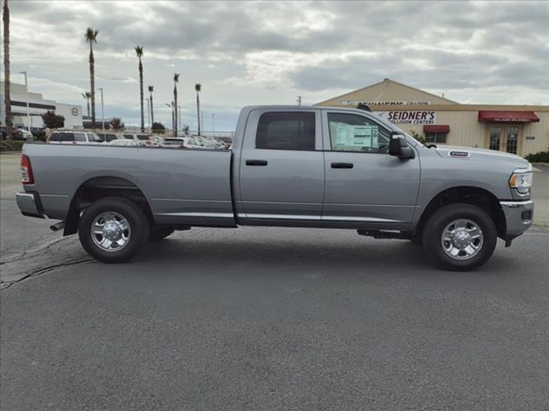 2024 RAM 2500 Tradesman in a Billet Silver Metallic Clear Coat exterior color and Blackinterior. Perris Valley Auto Center 951-657-6100 perrisvalleyautocenter.com 