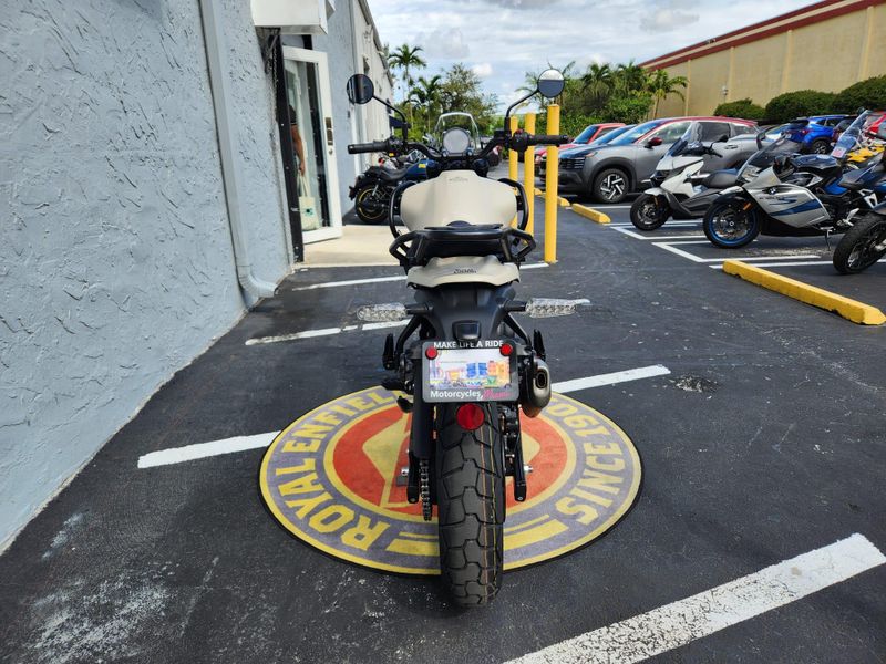 2025 Royal Enfield HIMALAYAN 450  in a KAZA BROWN exterior color. Royal Enfield Motorcycles of Miami (786) 845-0052 remotorcyclesofmiami.com 