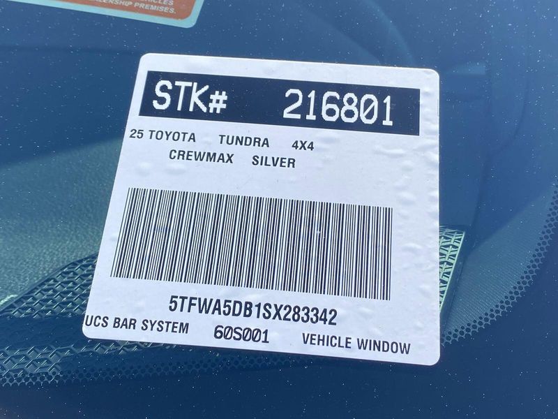 2025 Toyota Tundra PlatinumImage 21