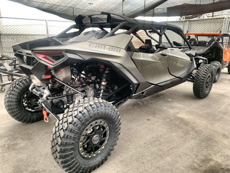 New 2027 Can-Am MAVERICK R MAX X RC WITH SMART-SHOX 999T DCT  in a LOFT GREEN SATIN exterior color. Del Amo Motorsports of San Diego (619) 927-8474 delamomotorsports.com 