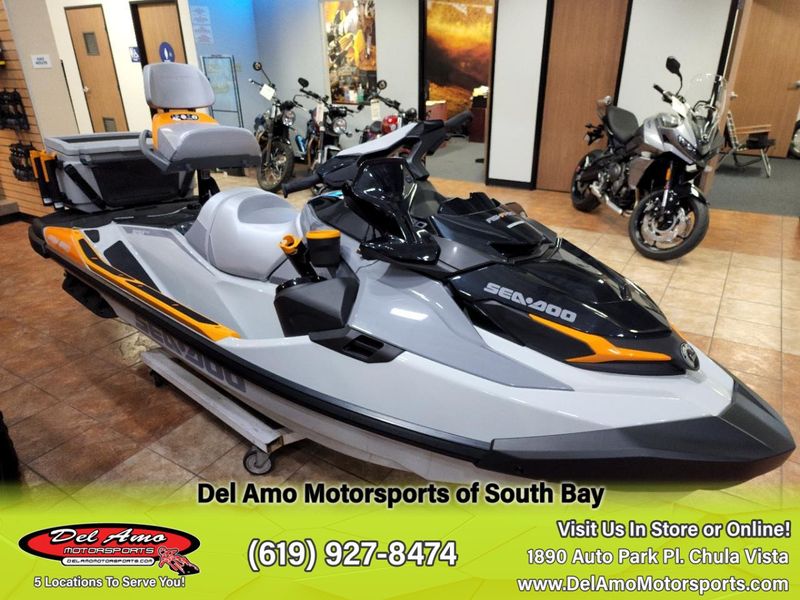 2024 Sea-Doo 19RG  in a SHARK GREY / ORANGE CRUSH exterior color. Del Amo Motorsports of South Bay (619) 547-1937 delamomotorsports.com 