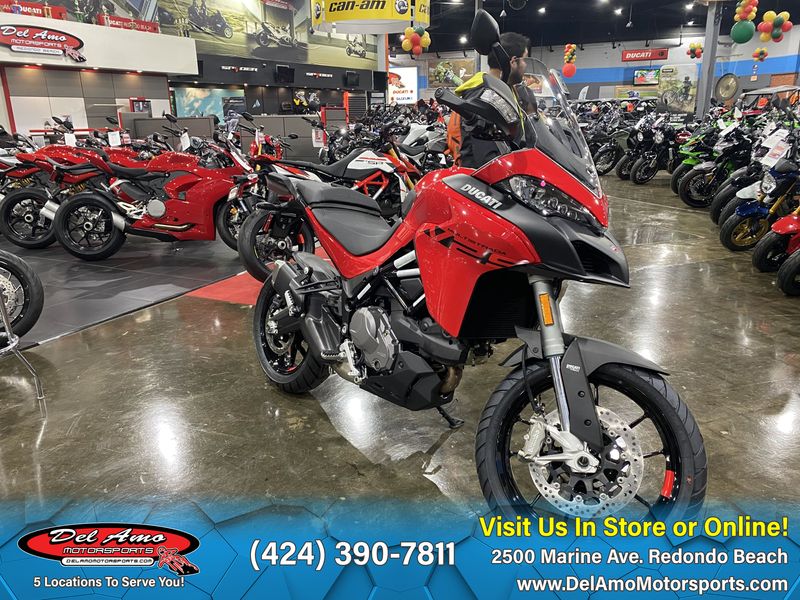 2023 Ducati MULTISTRADA V2 S  in a RED exterior color. Del Amo Motorsports of Redondo Beach (424) 304-1660 delamomotorsports.com 