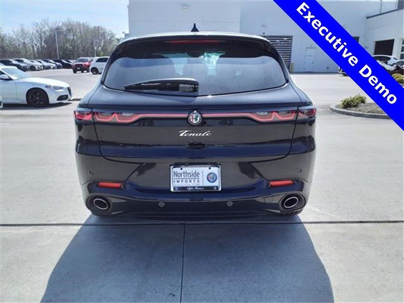 2024 Alfa Romeo Tonale Veloce in a Alfa Black exterior color and Red/Blackinterior. Northside Imports Houston 281-475-4549 northsideimportshouston.com 