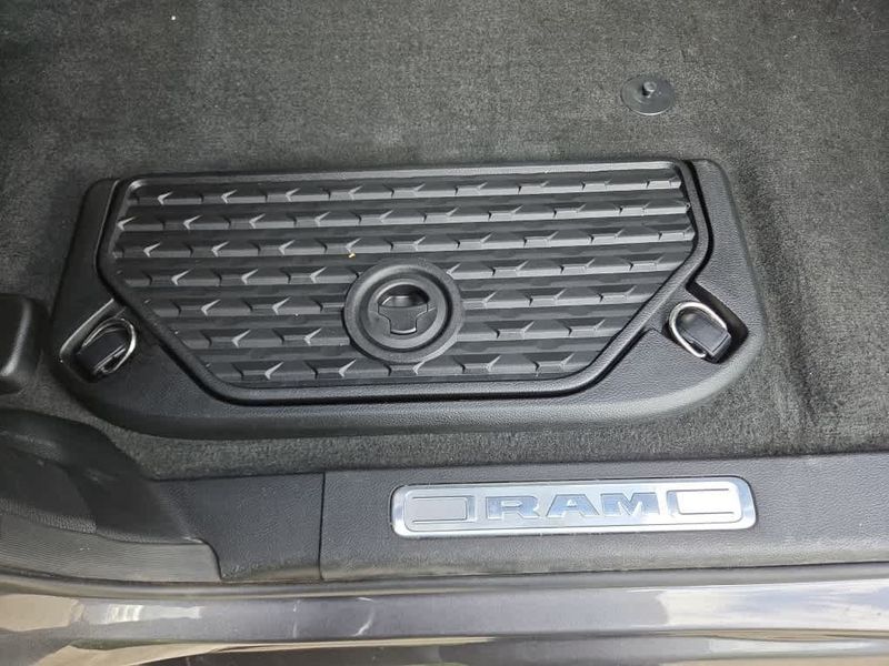 2021 RAM 1500 Laramie 4x4 Crew Cab 64 Box in a Granite Crystal Metallic Clear Coat exterior color and Blackinterior. Dave Warren Chrysler Dodge Jeep Ram (716) 708-1207 davewarrenchryslerdodgejeepram.com 