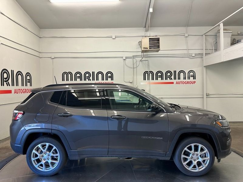 2024 Jeep Compass Latitude Lux 4x4 with a Blackinterior. Marina Auto Group (855) 564-8688 marinaautogroup.com 