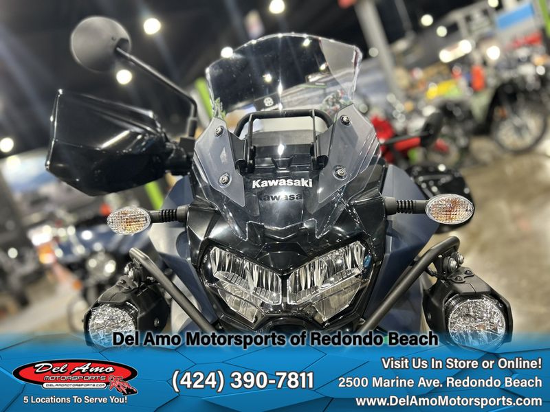 2024 Kawasaki KL650HRFAL-BU1  in a METALLIC MATTE TWILIGHT BLUE exterior color. Del Amo Motorsports of Redondo Beach (424) 304-1660 delamomotorsports.com 