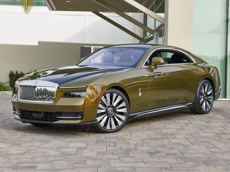 2024 Rolls-Royce   in a Chartreuse exterior color and Blackinterior. SHELLY AUTOMOTIVE shellyautomotive.com 