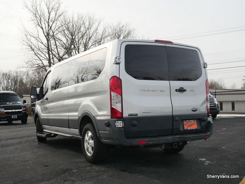 2018 Ford Transit-350 XLT in a Ingot Silver Metallic exterior color and Charcoalinterior. Paul Sherry Chrysler Dodge Jeep RAM (937) 749-7061 sherrychrysler.net 
