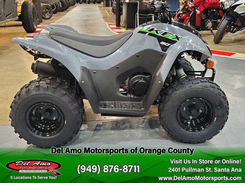 2024 Kawasaki KSF90BRFNL-GY1  in a BATTLE GRAY exterior color. Del Amo Motorsports of Orange County (949) 416-2102 delamomotorsports.com 