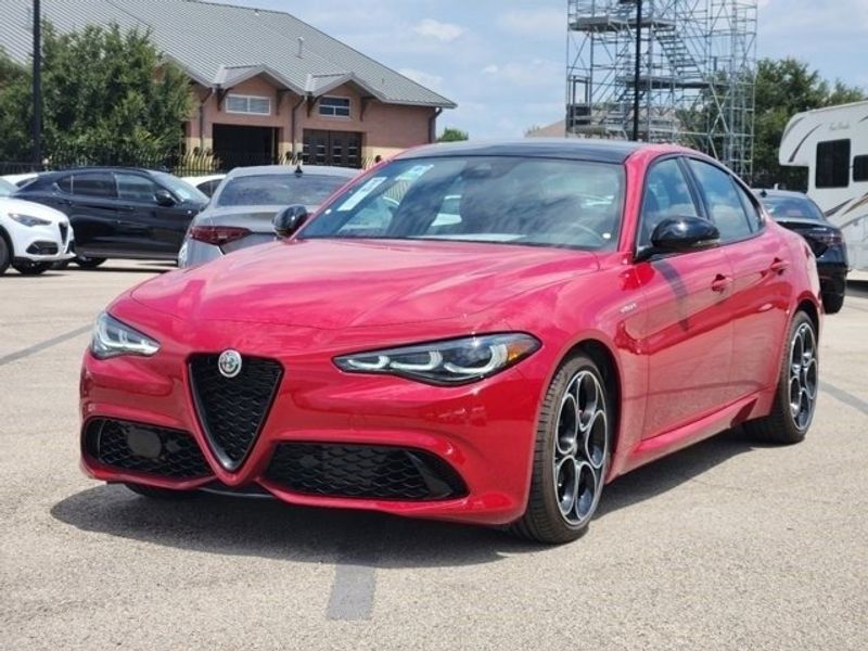 2024 Alfa Romeo Giulia Veloce Rwd in a Alfa Rosso (Red) exterior color and Blackinterior. Northside Alfa Romeo of Houston 281-475-4549 alfaromeousaofnorthhouston.com 