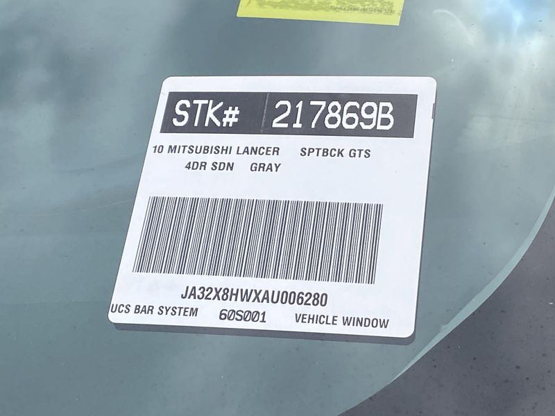 2010 Mitsubishi Lancer GTSImage 33