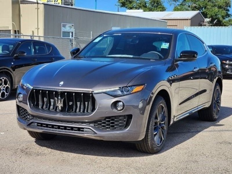 2024 Maserati Levante GT in a Grey exterior color and Black/Redinterior. Northside Imports Houston 281-475-4549 northsideimportshouston.com 