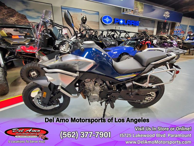 2023 CFMOTO CF800-5US  in a TWILIGHT BLUE exterior color. Del Amo Motorsports of Los Angeles (562) 262-9181 delamomotorsports.com 