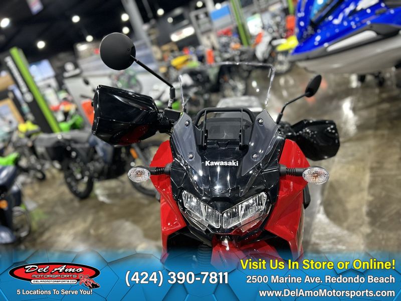 2024 Kawasaki KL650KRFNL  in a FIRECRACKER RED/METALLIC CARBON GRAY exterior color. Del Amo Motorsports of Redondo Beach (424) 304-1660 delamomotorsports.com 