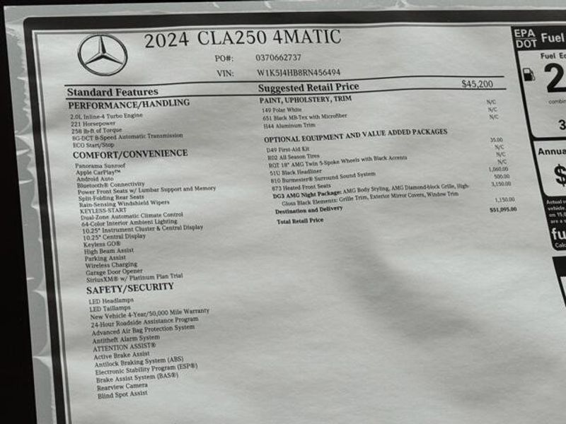 2024 Mercedes-Benz CLA 250Image 24