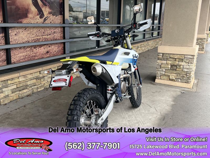 2024 HUSQVARNA FE 350S  in a WHITE exterior color. Del Amo Motorsports of Los Angeles (562) 262-9181 delamomotorsports.com 