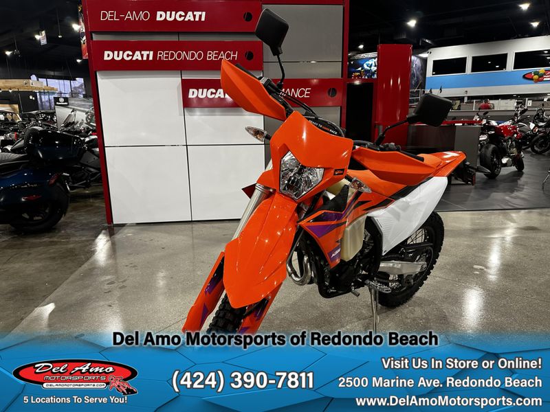 2024 KTM 350 EXC-F  in a ORANGE exterior color. Del Amo Motorsports of Redondo Beach (424) 304-1660 delamomotorsports.com 