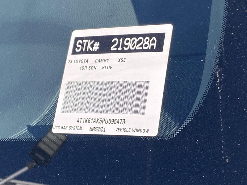 Used 2023 Toyota Camry XSEImage 9