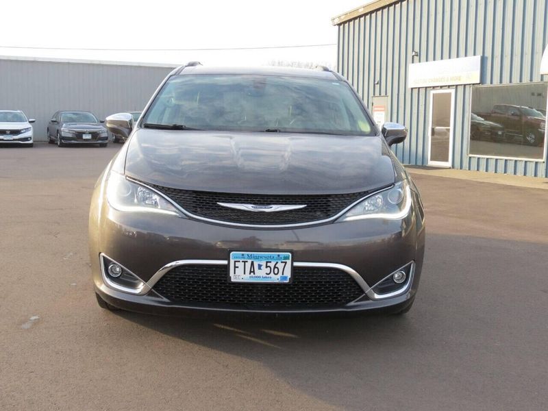 2019 Chrysler Pacifica Limited 4dr Mini Van in a Pewter exterior color and Blackinterior. Militello Motors ​507-200-4344 militellomotors.net 