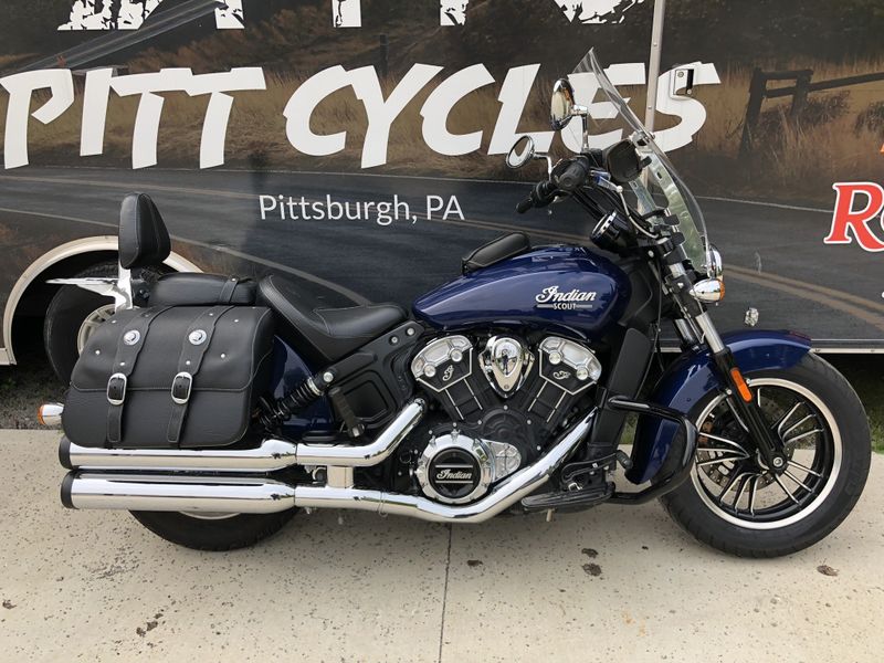 2021 Indian Motorcycle Scout  in a BLUE METALIC exterior color. Pitt Cycles (724) 779-1901 pixelmotiondemo.com 