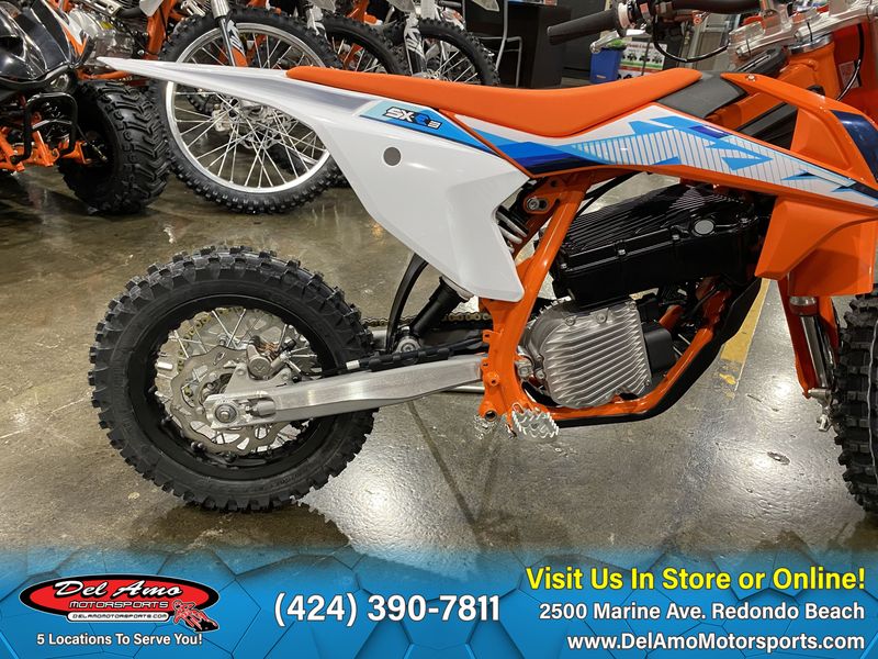 2024 KTM SX-E 3  in a ORANGE exterior color. Del Amo Motorsports of Redondo Beach (424) 304-1660 delamomotorsports.com 