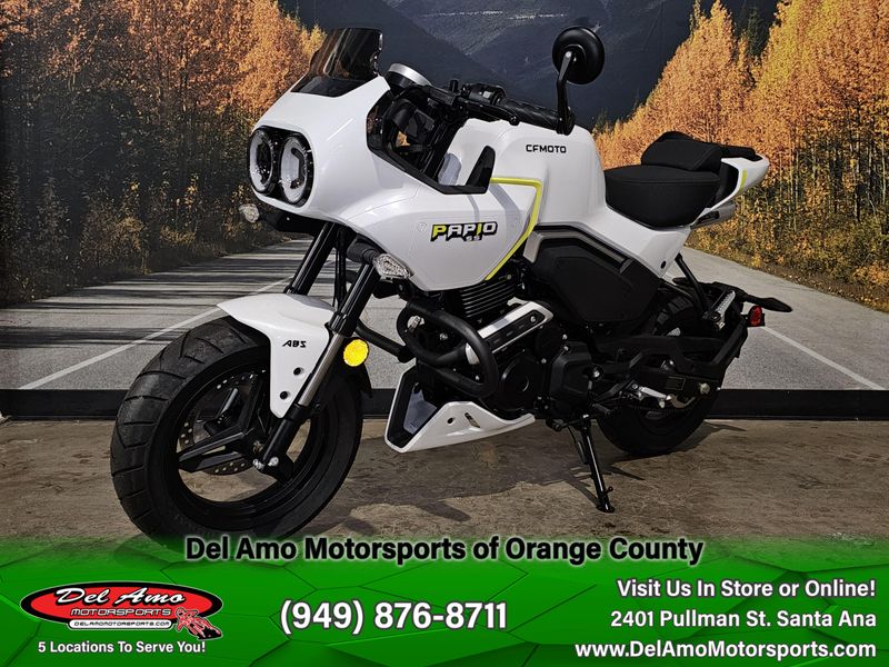 2024 CFMOTO CF125-8US  in a NEBULA WHITE exterior color. Del Amo Motorsports of Orange County (949) 416-2102 delamomotorsports.com 