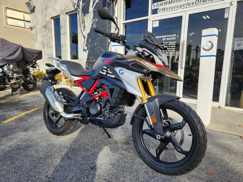 2023 BMW G 310 GS  in a KALAMATA DARK GOLD METALL exterior color. BMW Motorcycles of Miami 786-845-0052 motorcyclesofmiami.com 