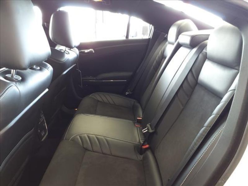 2023 Dodge Charger SRT Hellcat Widebody in a White Knuckle Clear Coat exterior color and Blackinterior. Perris Valley Auto Center 951-657-6100 perrisvalleyautocenter.com 