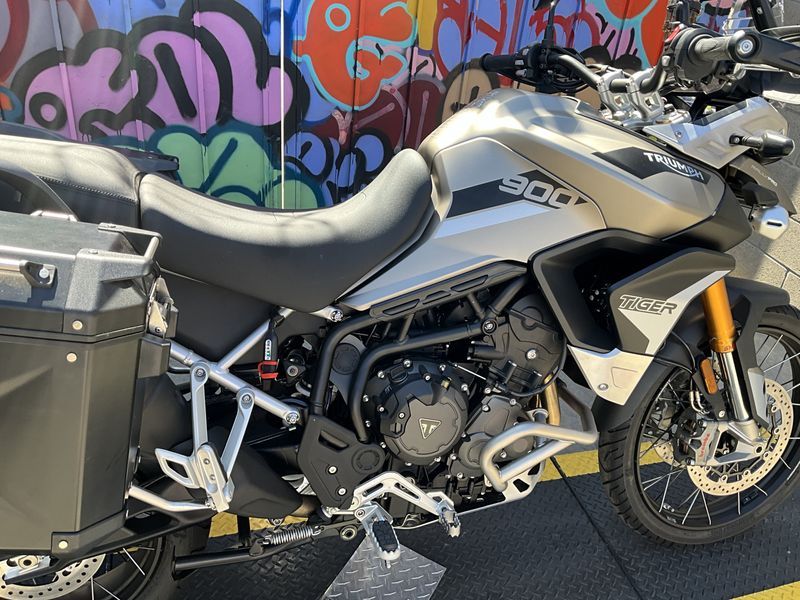 2023 Triumph TIGER 900 RALLY PRO in a SANDSTORM exterior color. BMW Motorcycles of Modesto 209-524-2955 bmwmotorcyclesofmodesto.com 
