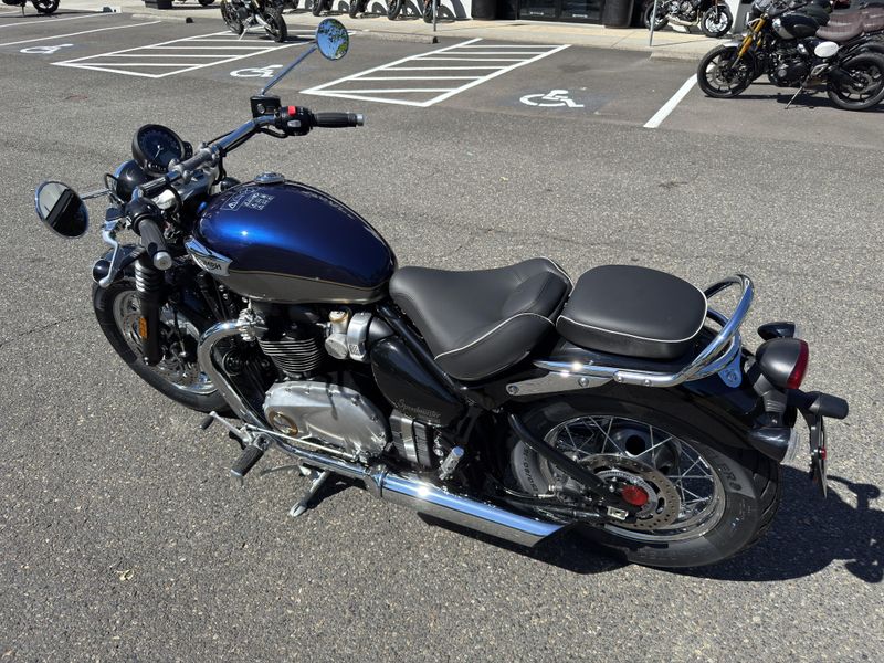 2025 Triumph Bonneville Speedmaster - PACIFIC BLUE - SILVER ICE 