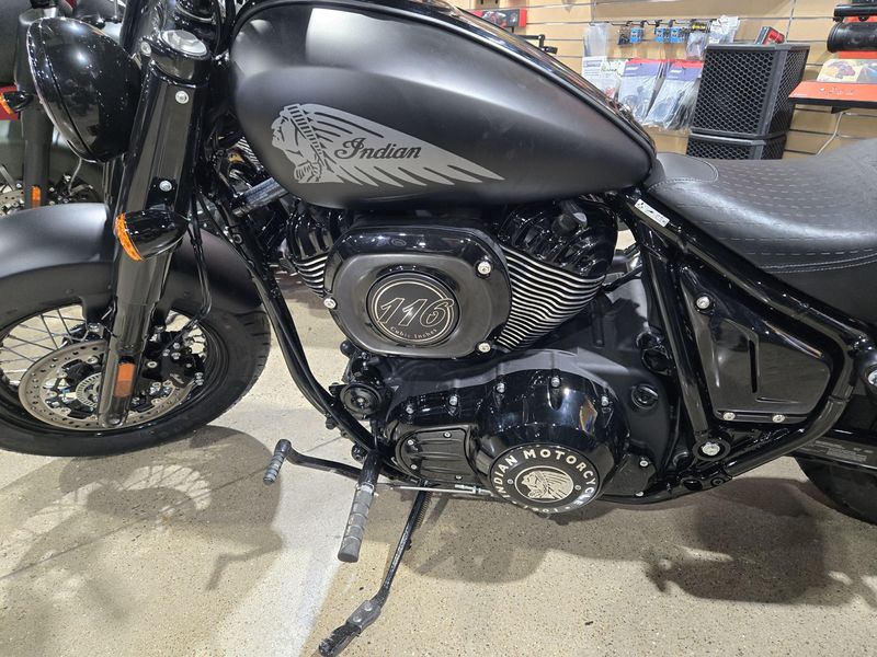New 2025 Indian Motorcycle CHIEF BOBBER DARK HORSE BLACK SMOKE Image 12