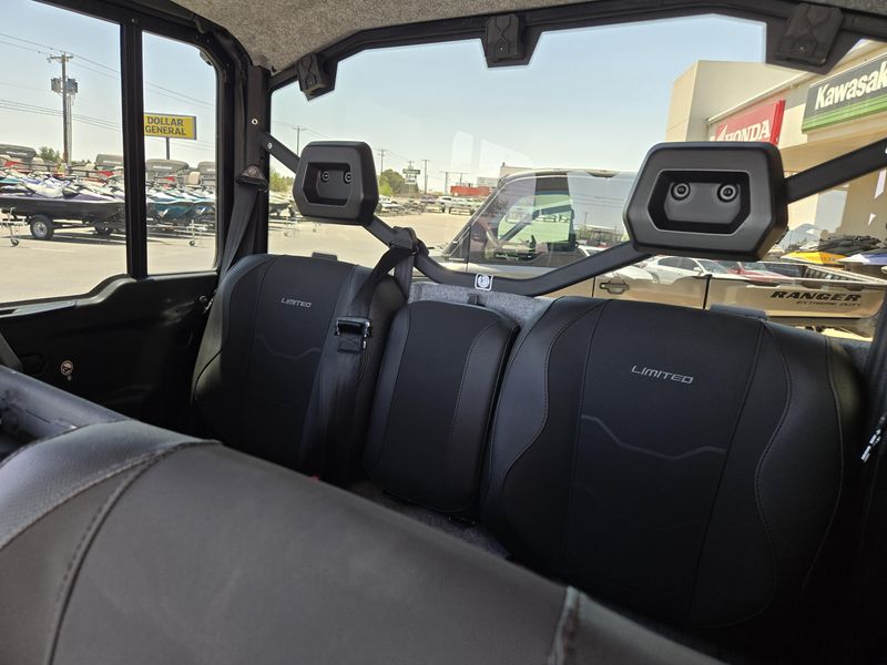 2025 Can-Am DEFENDER MAX LIMITED CAB HD10 DESERT TAN AND STEALTH BLACK Image 20