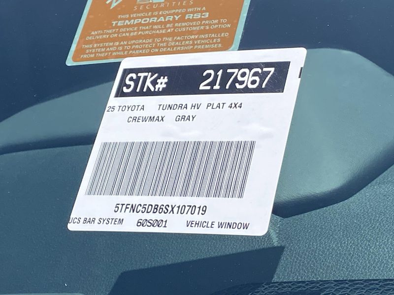 New 2025 Toyota Tundra Platinum HybridImage 22