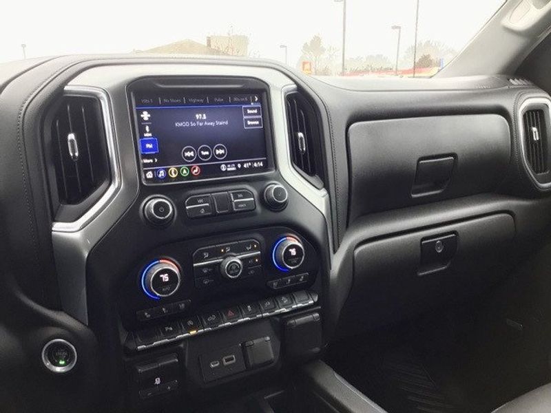 2022 Chevrolet Silverado 1500 LTD LTZ in a Summit White exterior color and Jet Blackinterior. Matthews Chrysler Dodge Jeep Ram 918-276-8729 cyclespecialties.com 