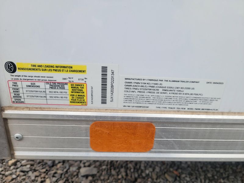 Used 2023 ALUMINUM TRAILER CO ROM 300 8.5X20 Image 14