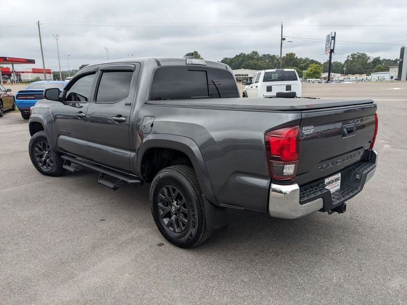 2022 Toyota Tacoma SR5 in a Magnetic Gray Metallic exterior color and Cementinterior. Johnson Dodge 601-693-6343 pixelmotiondemo.com 